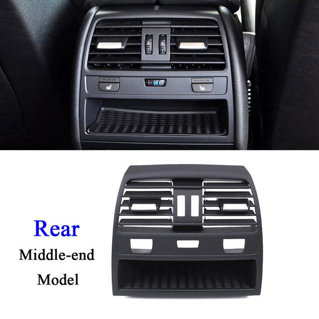 Хромированная передняя центральная левая/правая решетка воздухозаборника, крышка выпускного отверстия, средняя задняя панель воздухозаборника для BMW 7 серии F01 F02 730 735 745 750
