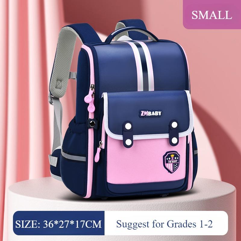 ZMBABY Модный английский стиль осень новый школьный рюкзак для учеников начальной школы интегрированный полностью открывающийся большой вместительный детский рюкзак для мальчиков 1-3-4 классов