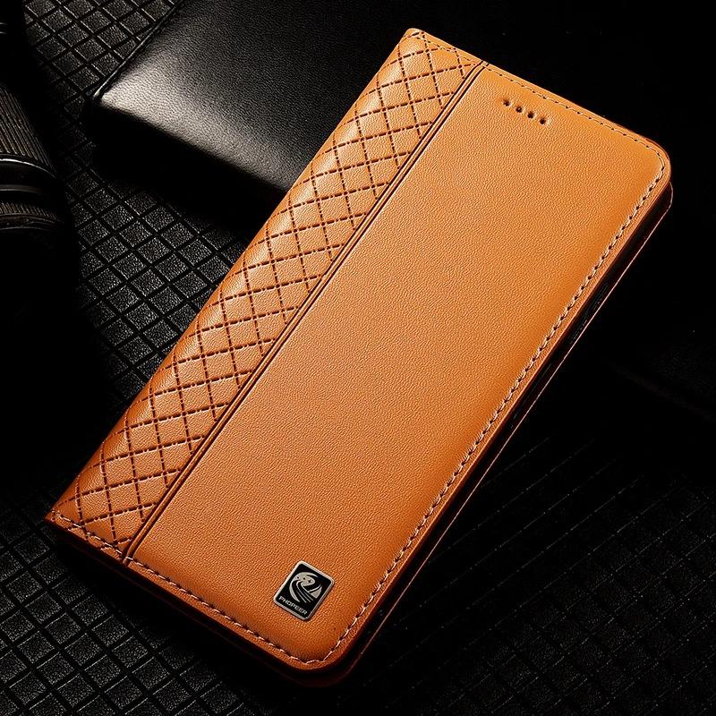 Nappa Genuine Leather Case for Tecno POVA 2 3 4 5 6 Pro Neo 2 3 Pro Phantom X2 Pro Magnetic Flip Cover Wallet Phone Cases