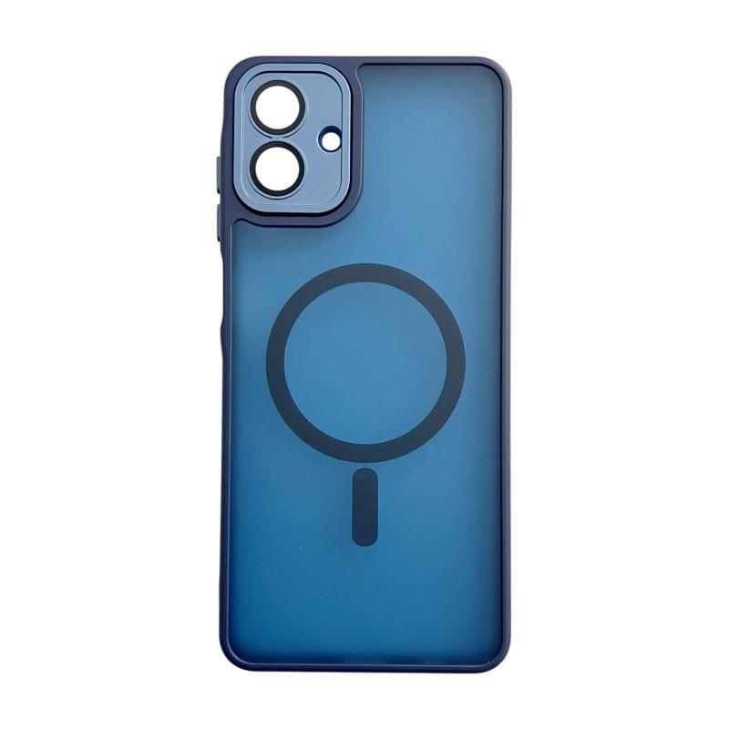 For Samsung Galaxy A07 4G Magnetic Back Cover WANLONFENG QB1 Series PC TPU Shockproof Phone Case