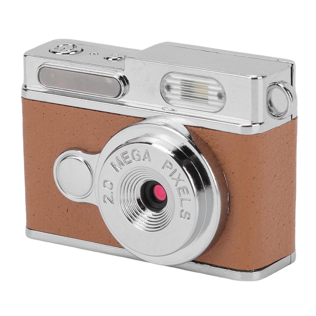 Keychain Camera 1080P Wide Angle Lens Type C Vintage Compact Camera with Color Screen for Campus Life Records Festival Celebrations