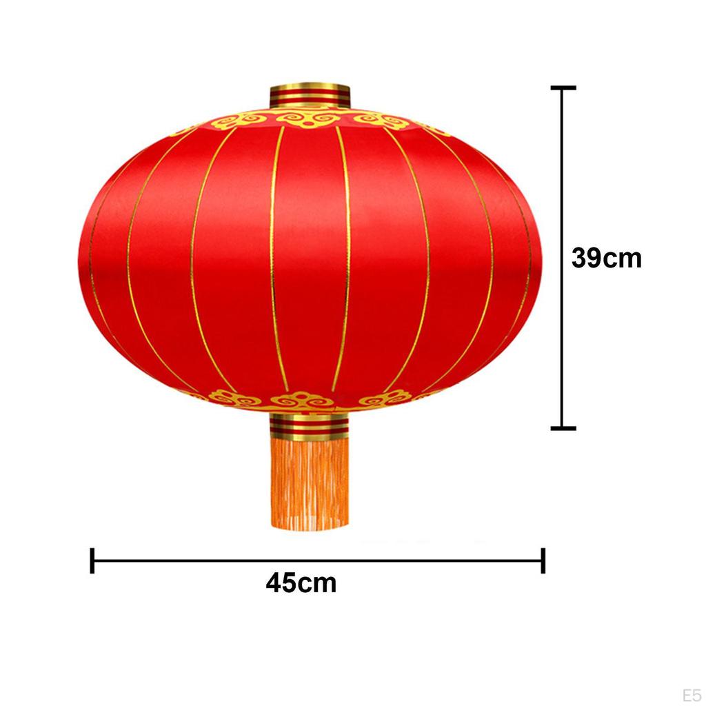 Chinese Year Decorations Lightweight Spring Festival Lantern for Farmhouse Outdoor Party
