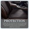 SEAMETAL Pu Leather Car Seat Covers Anti-Slip Breathable Front Rear Seat Protector Cushion Four Seasons Universal Seat Cover Mat
