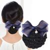 Hotel Attendant Hair Clip Bowknot Bun Snood Bowknot Hairgrips Net Cover  Nurses/Flight Attendant