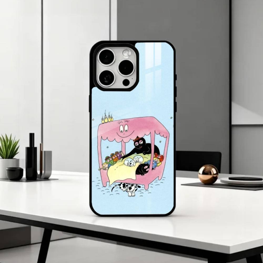 Tiny Cute B-BarbapapaS   Phone Case For iPhone17,16,15,14,13,12,11 Plus,Pro Max Magnetic For Magsafe Wireless Charging