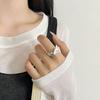 Polished Heart Ring for Women: Versatile Fashion Statement and Trendy Open Finger Design with Unique Niche Style.