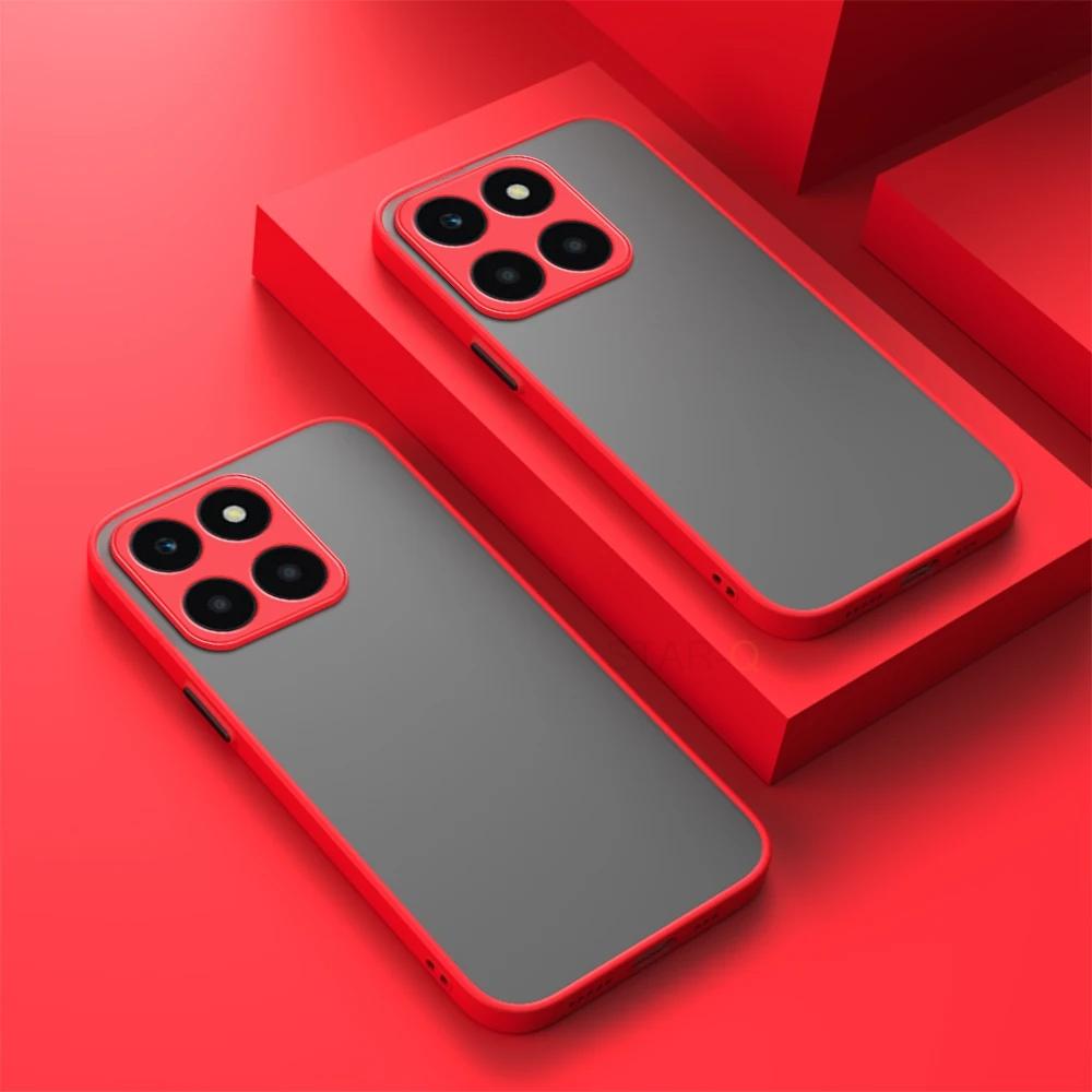 Матовый Полупрозрачный Жесткий Чехол Для Huawei Honor X8 X6 X8b X8a X6a X6 70 Lite 4g 5g Ударопрочный Силиконовый Матовый Задний Чехол X6s