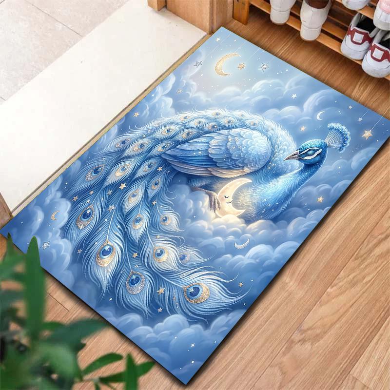 Blue cloud sleep animalPattern Square Carpet,Area Rug,Carpet Rug for Living Room Bedroom Sofa Playroom Decor,Non-slip Floor Mat,Holiday Birthday Gifts
