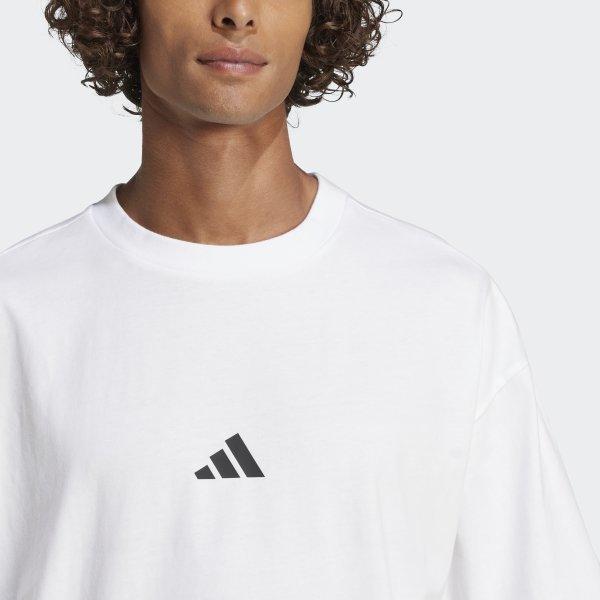 adidas Футболка унисекс с коротким рукавом Jc5339 Future Icon с маленьким логотипом Футболка с коротким рукавом