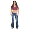 Women's Trendy Tassel Bell-Bottom Jeans - Elastic and Versatile