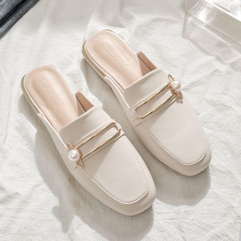 Модные женские тапочки и женские сандалии Мягкая обувь Плоские Сабо Мюли Слайды Молочно-белый Роскошная летняя обувь 2024 Роскошная Ева