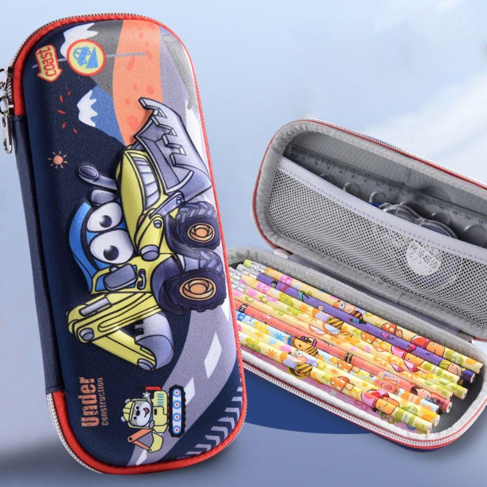 Пенал большой емкости EVA Pen Bag Cartoon Pen Box Student