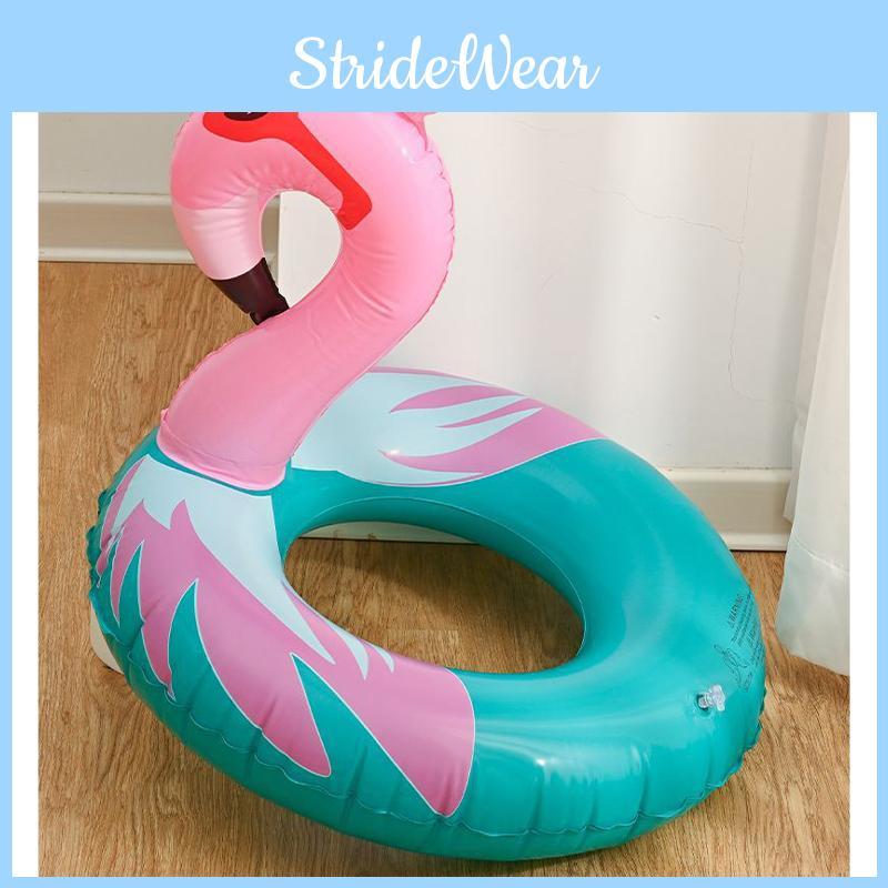 Inflatable Animal Pattern Flamingo Adult Seat Ring Pvc Thickness 0.24mm Swimming Ring For Children
