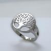 Creative Life Tree Ring - Women's Fashionable Round Hollow Design