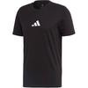 Round Neck Comfortable Pullover Sports Short Sleeve T-Shirt Men Tops Black FN1730