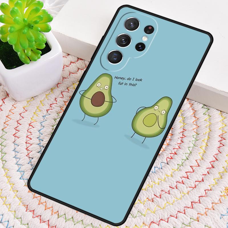 Милый чехол для телефона с фруктами авокадо для Samsung Galaxy note 10 pro S26 Ultra S23 S24 FE S25 S21 S22 PLUS ударопрочный чехол