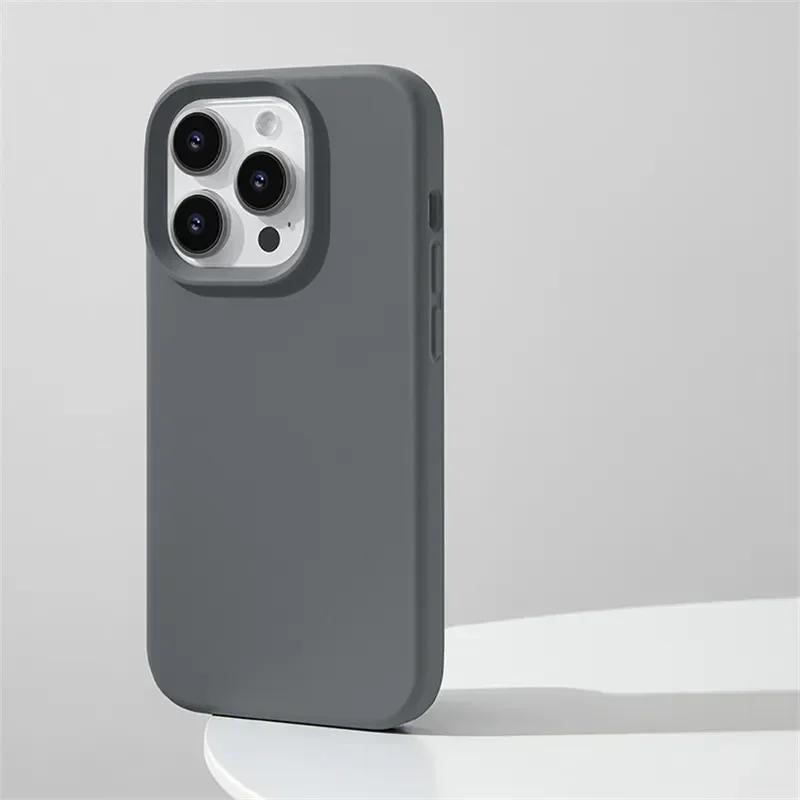 Стильный мягкий силиконовый противоскользящий оригинальный чехол Apple 16 15 Pro max, грязезащитный полноцветный чехол Apple оригинальный 14 13 12 11 Pro max