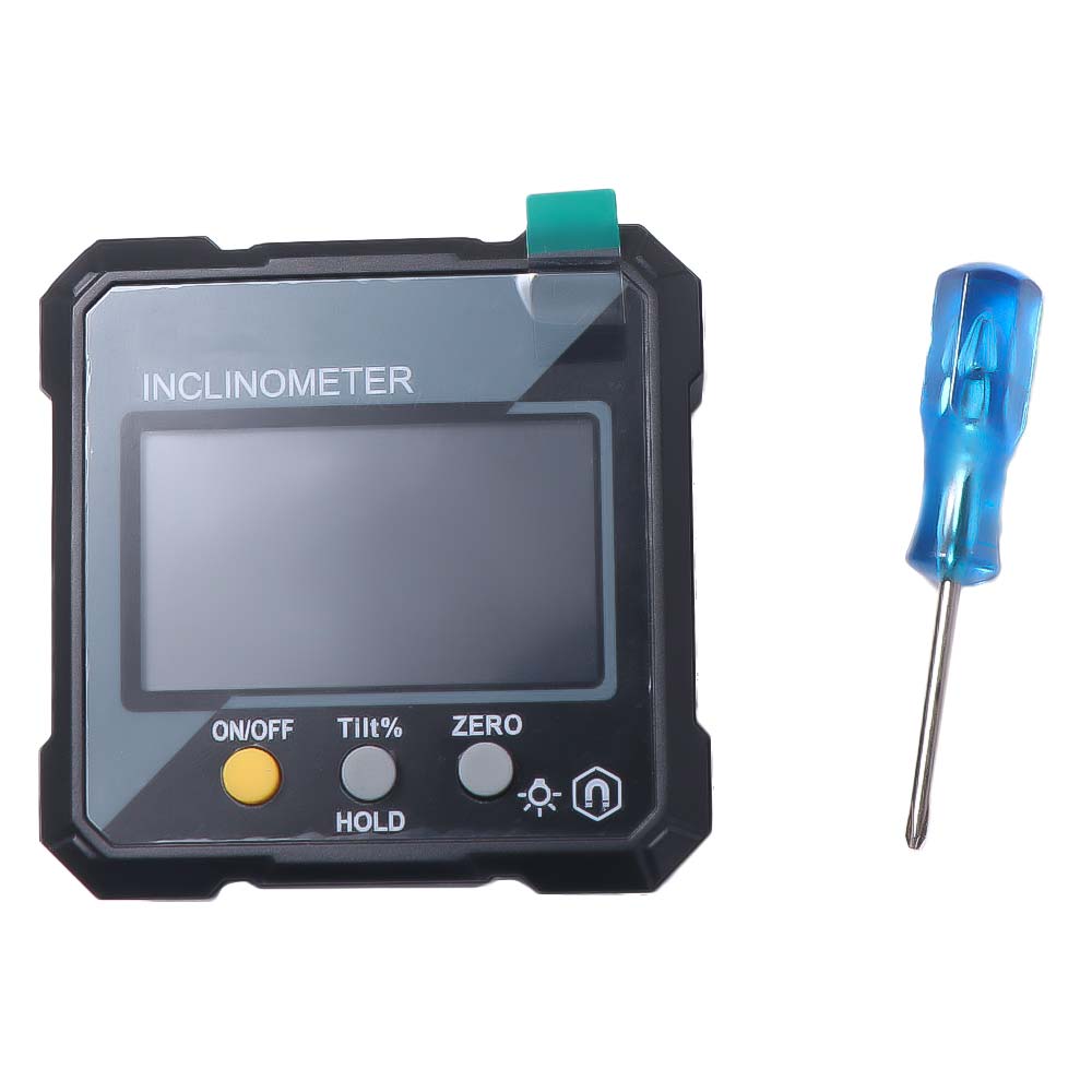 Single-sided Magnetic Electronic Angle Protractor Digital Inclinometer  Level Gauge Tool