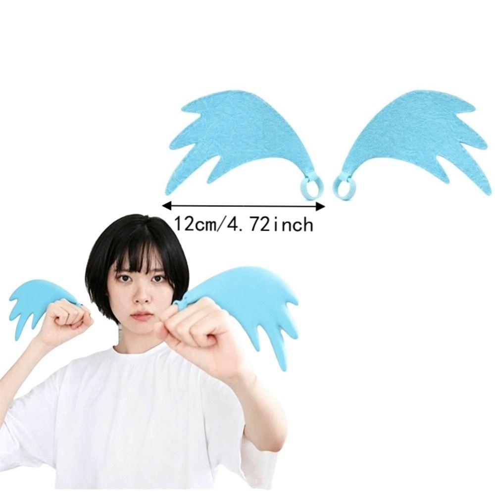 2PCS 3D Printing Crying Tears Ring Burst Cry Finger Toy Funny Gag Gift School