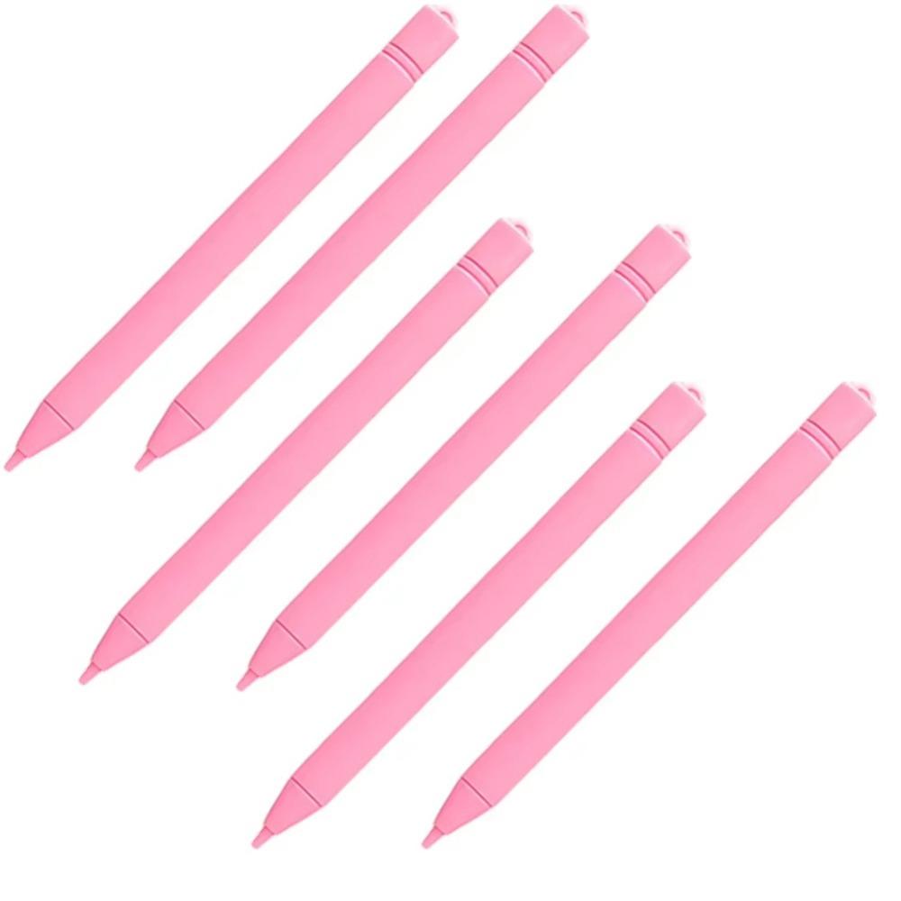 6 шт. Разноцветная ручка для графического планшета, Детский подарок, Рисовальный карандаш, ЖК-планшет для письма, Стилус, Доска для граффити