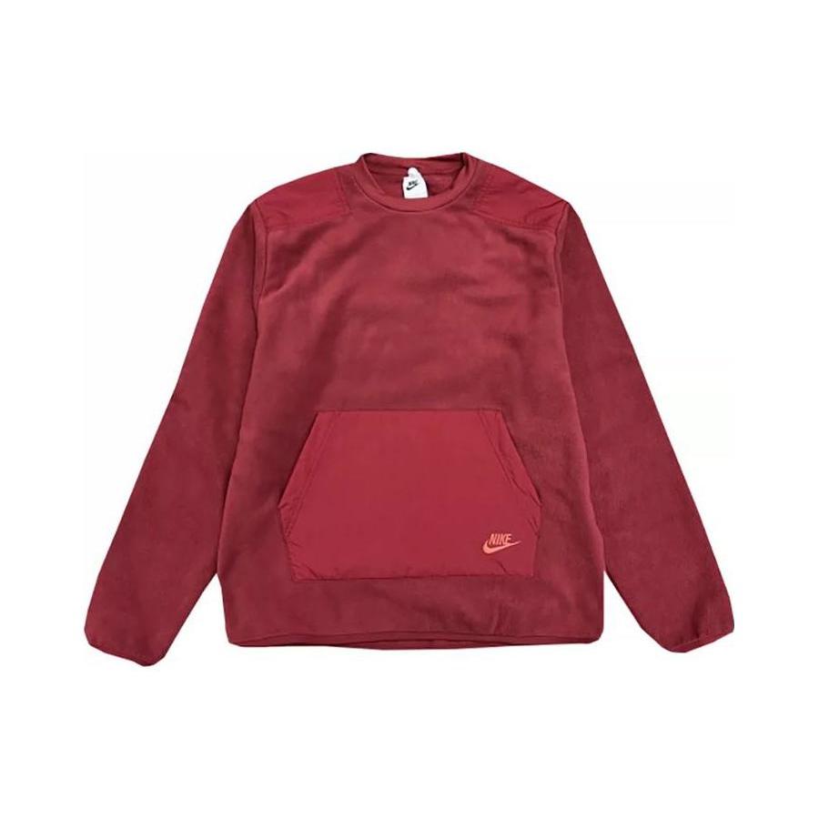 Nike Толстовки Мужские Красные Круглый вырез Умеренный Другое DD4855-677