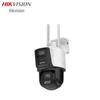 Hikvision 4Мп PTZ-камера наблюдения с 12-кратным зумом, ColorVu, двойным объективом, PoE, с китайской вилкой (адаптер в комплекте)