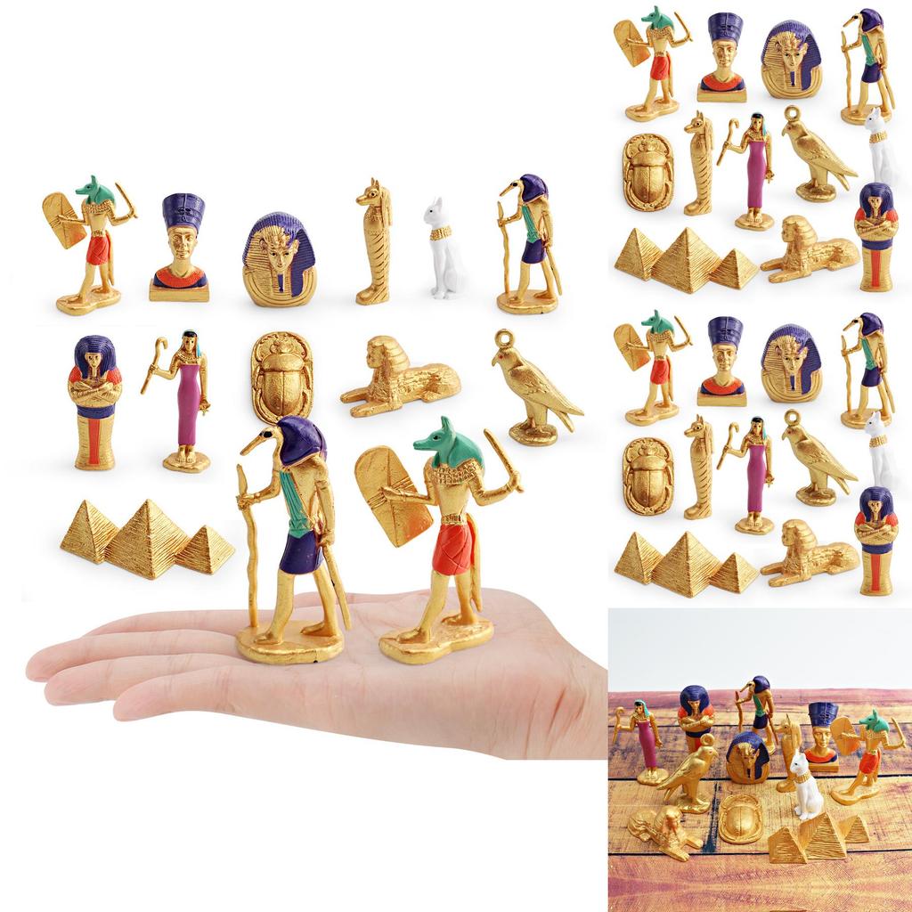 Ancient Egypt Queen Sphinx Model Pvc Decorative Collectible For Home Display