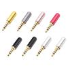Stereo 3.5MM Plug Male Headphone Jack 4 Poles Cable Adapter 3.5MM Stereo Audio Connector DIY High-quality 3.5 Jack Adapter