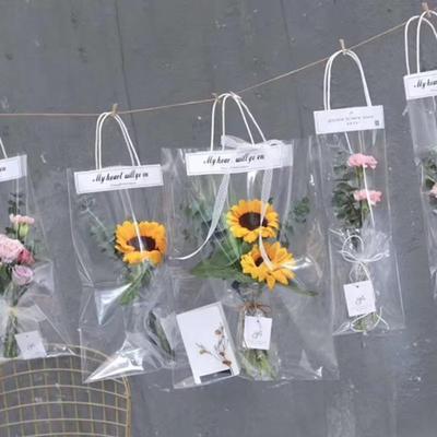 10 шт. Пакеты для букетов цветов, Прозрачные пакеты для упаковки букетов роз, Упаковочные пакеты для цветов, Свадебная вечеринка