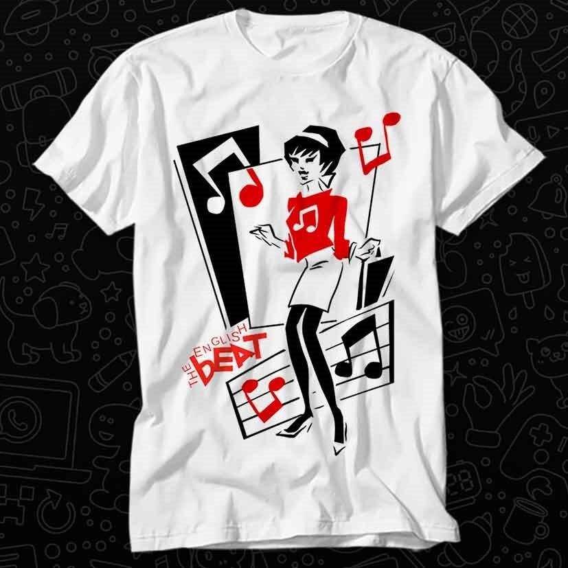 English Beat 80-е Британский Бит Зеркало в Ванной Ска Бестселлер Футболка 462