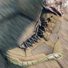 High Quality Outdoor Men's Hiking Shoes Desert High Tactical Boots Men's Soldier Combat Boots