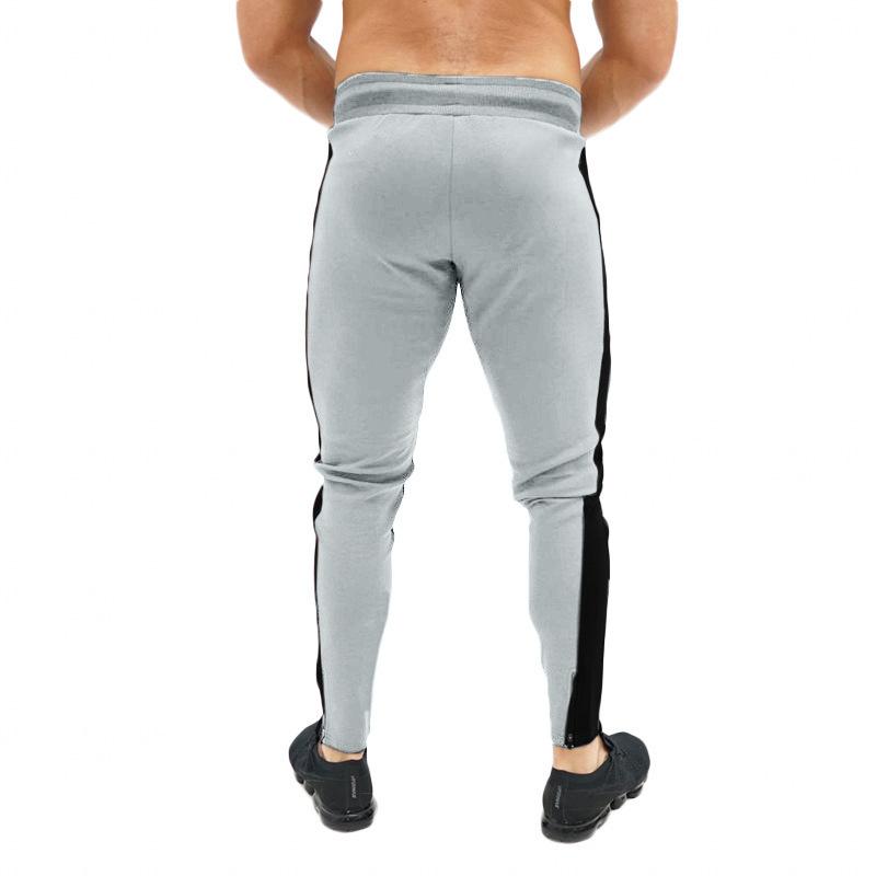 Men's Striped Sweatpants New Casual Light Plate Slim Fitness Pants Men's Trousers Small Leg Pants