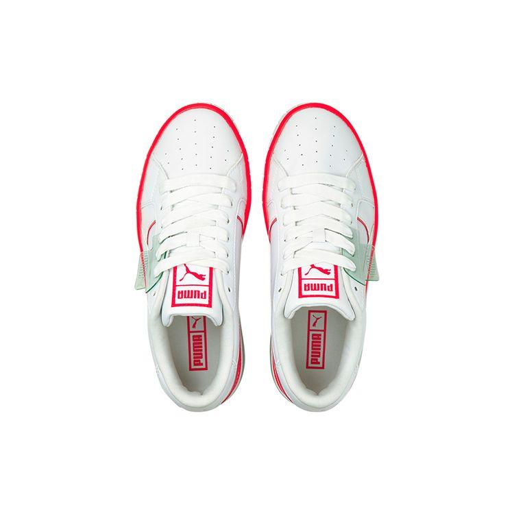 Puma Cali Low Top Sneakers Women Sneakers White Green Orange 381609-01