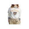 Polo Ralph Lauren FW25 Флисовый свитшот с круглым вырезом и принтом головы тигра, с длинным рукавом, унисекс WMPOKNINFB20215-100