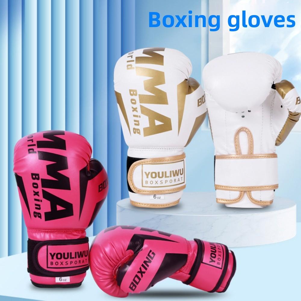 Breathable Boxing Gloves Sponge Padding Punching Training Gloves Kickboxing Gloves Sparring