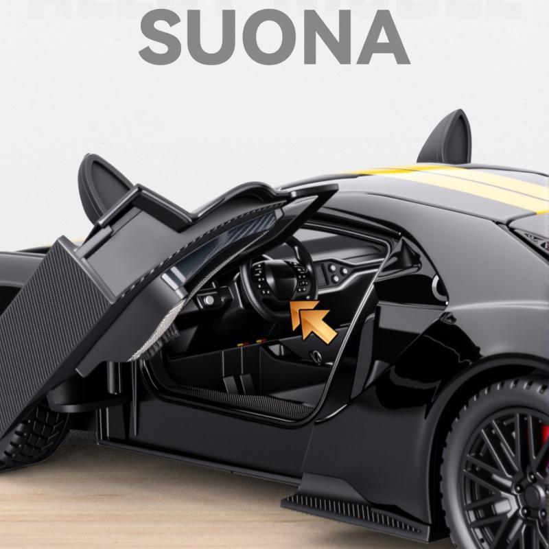 1:24 Ford GT Alloy Super Sports Car Model Diecasts Metal Racing Vehicles Car Model High Simulation Sound and Light Kids Toy Gift