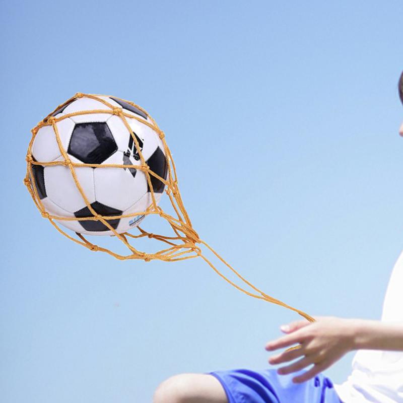 Soccer Juggling Trainer Single-Person High Strength Soccer Ball Trainer Net Football Ball Control Trainer Solo Practice Training