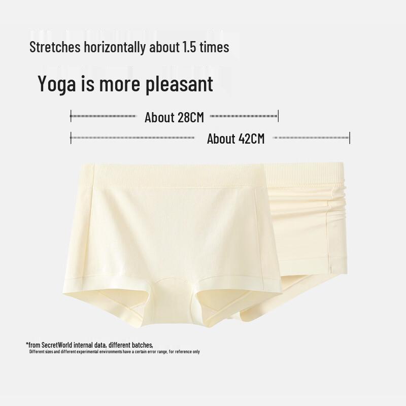 SecretWorld Women's 100% Cotton Anti-Bacterial Boxer Briefs Multi-Pack