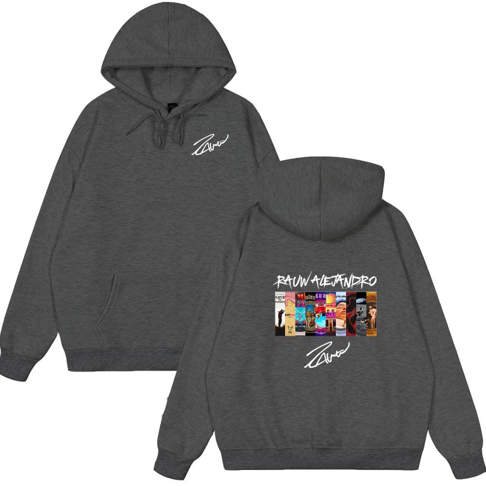 2025 RauwAlejandro Album Cover Print Hoodie Men Women Clothing Fashion Long Sleeve Couple Sweatshirts Oversized Loose Streetwear