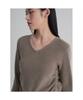 8SECONDS Side Shirred Strap V-Neck Pullover Brown