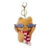 With Fish Eyes Finely Sewn Cat Keychain Cartoon Anime Fish Cat Pendant  Female