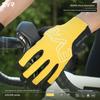 EVR-Cycling Full Finger Gloves Heattech Shock Absorption Men's and Women's Road Bicycle Cycling Gloves Windproof Fleece Autumn and Winter