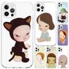 Чехол для телефона Y-Yoshitomo Nara для Iphone 17 Air 16 15 Plus 14 13 Mini 12 11 Pro Max 16E 7 8 SE 2020 Мягкий чехол-накладка 17 Air