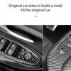Для BMW F30 F34 F32 Серии 3 4 Крышка ручки двери центральной консоли из АБС-пластика с отделкой из углеродного волокна Наклейки Аксессуары для комплекта декора салона автомобиля