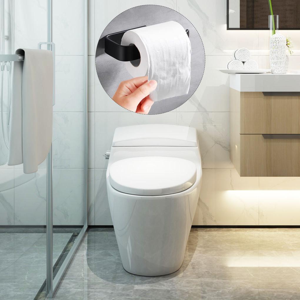 Держатель для бумаги акриловый настенный для ванной комнаты самоклеящийся крючок вешалка без проколов современные рулонные аксессуары подарки