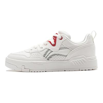 Li Ning Common 80s удобные универсальные легкие прочные кроссовки для скейтбординга мужские кроссовки белые AGCU007-1