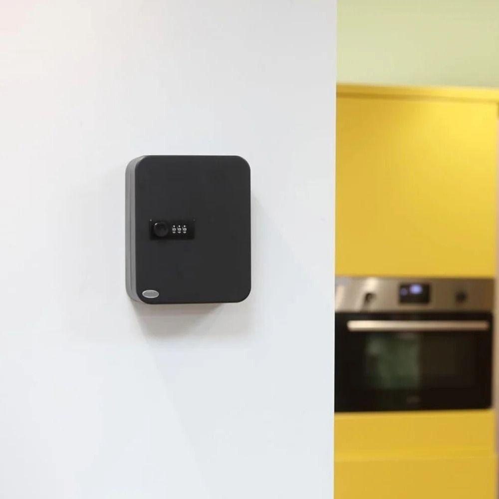 20 Крючков для ключей Комбинированный шкафчик для ключей Настенный запирающийся органайзер для ключей Управление ключами