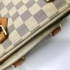 [Pre-Owned] Speedy Pillow Bag Classic Checkered No Shoulder Strap Canvas And Leather Shoulder Crossbody Tote Bag 25 - Fair #K1CE7Z