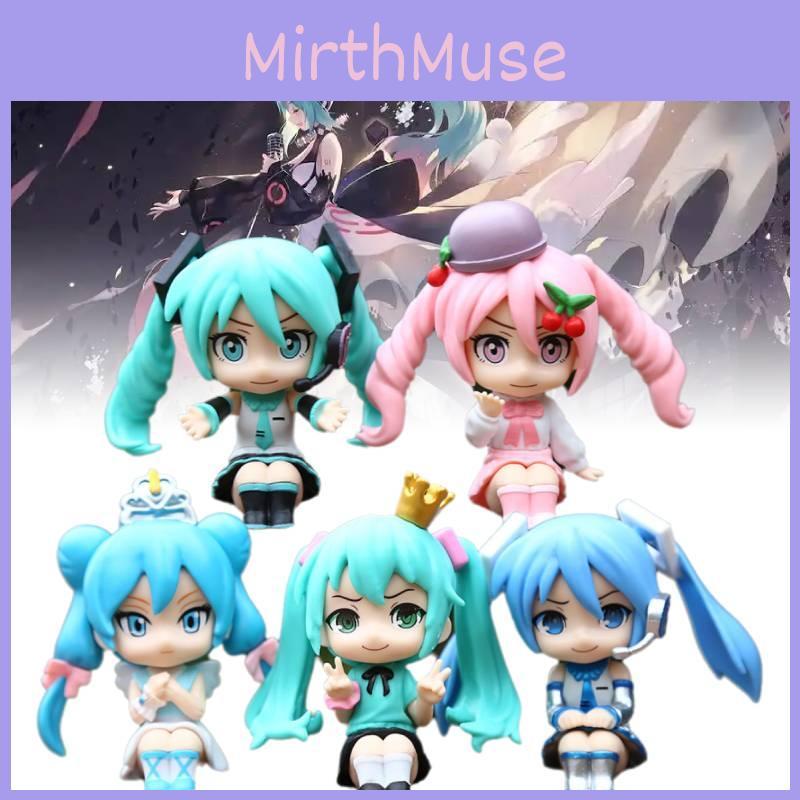 Очаровательная аниме-кукла в версии Q, коллекционная ПВХ-фигурка, идеально подходящая для украшения автомобиля