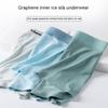 MIIOW 1Pcs Sexy Seamless Boxer Men Underwear Ice Silk Graphene Antibacterial Boxershorts Underpants Panties Underware Trunks L-5XL